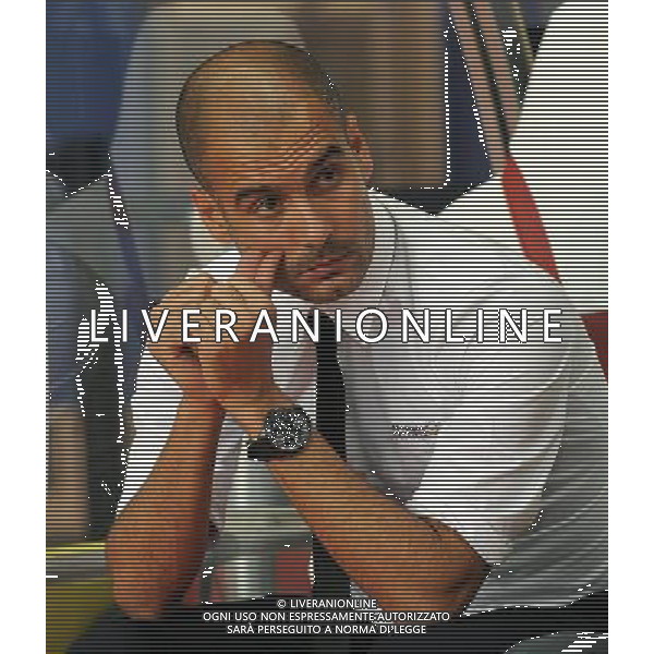 UEFA Supercoppa Europea 2011 Montecarlo - 26.08.2011 Barcellona-Porto Nella Foto:josep Guardiola /Ph.Vitez-Ag. Aldo Liverani