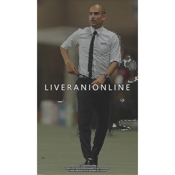 UEFA Supercoppa Europea 2011 Montecarlo - 26.08.2011 Barcellona-Porto Nella Foto:josep Guardiola /Ph.Vitez-Ag. Aldo Liverani