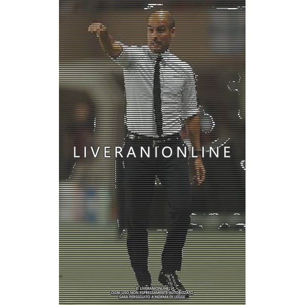 UEFA Supercoppa Europea 2011 Montecarlo - 26.08.2011 Barcellona-Porto Nella Foto:josep Guardiola /Ph.Vitez-Ag. Aldo Liverani