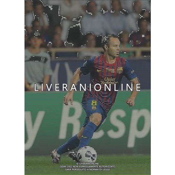 UEFA Supercoppa Europea 2011 Montecarlo - 26.08.2011 Barcellona-Porto Nella Foto:Andres Iniesta /Ph.Vitez-Ag. Aldo Liverani