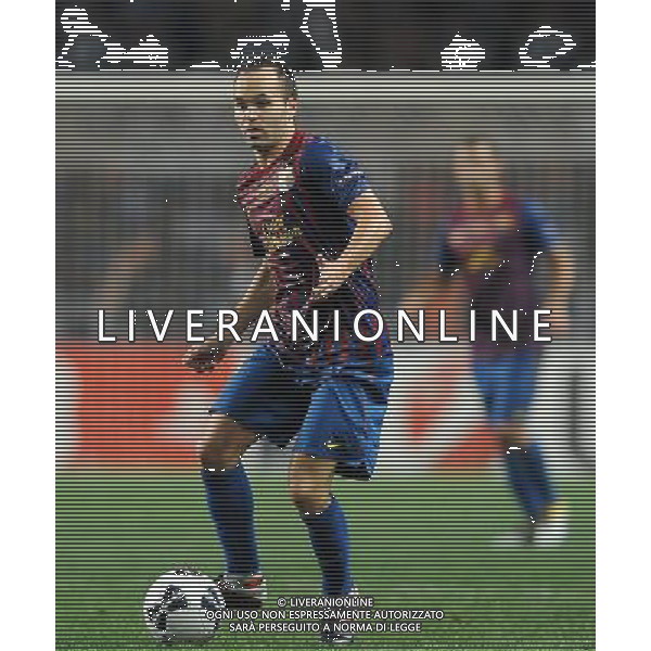 UEFA Supercoppa Europea 2011 Montecarlo - 26.08.2011 Barcellona-Porto Nella Foto:Andres Iniesta /Ph.Vitez-Ag. Aldo Liverani