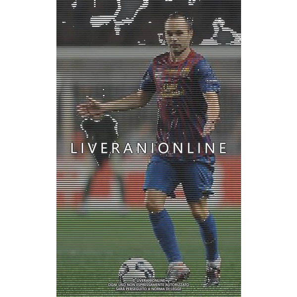 UEFA Supercoppa Europea 2011 Montecarlo - 26.08.2011 Barcellona-Porto Nella Foto:Andres Iniesta /Ph.Vitez-Ag. Aldo Liverani