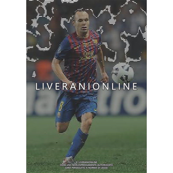 UEFA Supercoppa Europea 2011 Montecarlo - 26.08.2011 Barcellona-Porto Nella Foto:Andres Iniesta /Ph.Vitez-Ag. Aldo Liverani