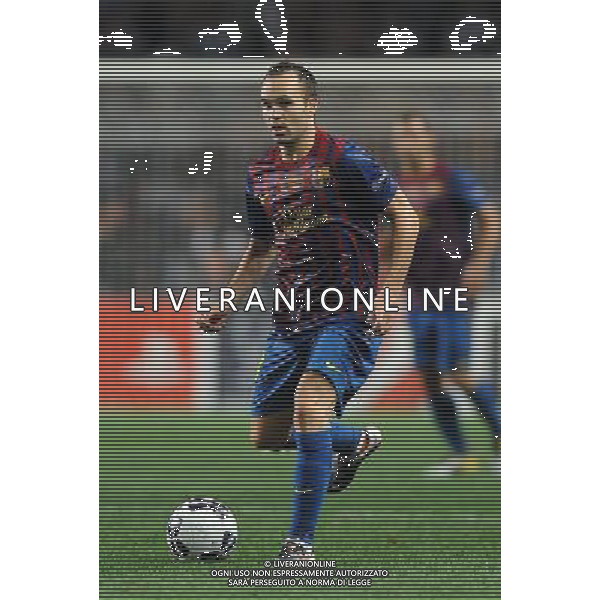 UEFA Supercoppa Europea 2011 Montecarlo - 26.08.2011 Barcellona-Porto Nella Foto:Andres Iniesta /Ph.Vitez-Ag. Aldo Liverani