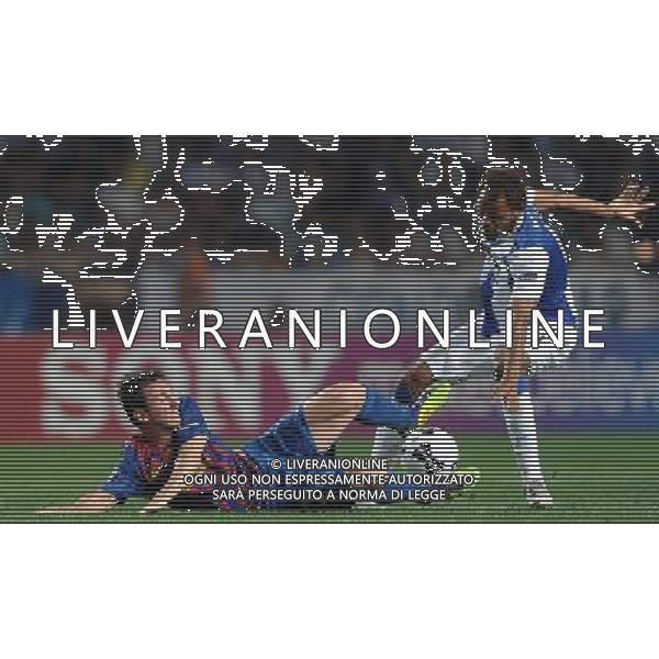 UEFA Supercoppa Europea 2011 Montecarlo - 26.08.2011 Barcellona-Porto Nella Foto:Lionel Messi-Rolando /Ph.Vitez-Ag. Aldo Liverani