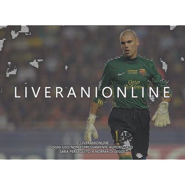 UEFA Supercoppa Europea 2011 Montecarlo - 26.08.2011 Barcellona-Porto Nella Foto:Victor Valdes /Ph.Vitez-Ag. Aldo Liverani