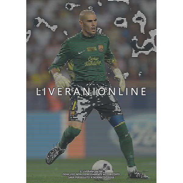 UEFA Supercoppa Europea 2011 Montecarlo - 26.08.2011 Barcellona-Porto Nella Foto:Victor Valdes /Ph.Vitez-Ag. Aldo Liverani