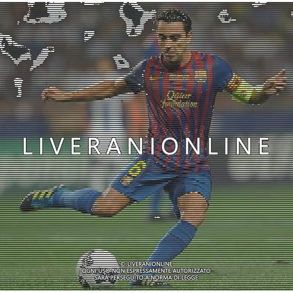 UEFA Supercoppa Europea 2011 Montecarlo - 26.08.2011 Barcellona-Porto Nella Foto:Xavi Hernandez /Ph.Vitez-Ag. Aldo Liverani