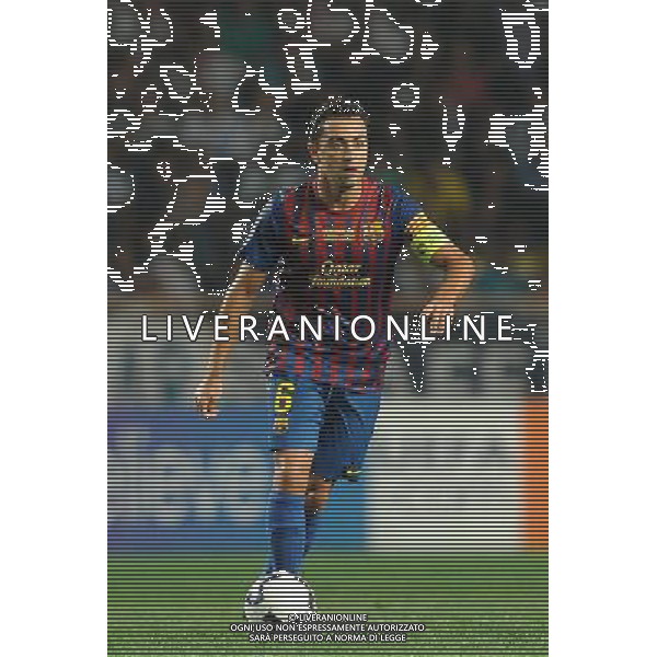 UEFA Supercoppa Europea 2011 Montecarlo - 26.08.2011 Barcellona-Porto Nella Foto:Xavi Hernandez /Ph.Vitez-Ag. Aldo Liverani