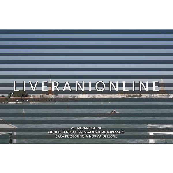 Venezia 29/08/2011 vedute della citta\' nella foto : il Canal Grande con i tipici vaporetti per il trasporto dei passeggeri Foto Gandolfi /AG. ALDO LIVERANI SAS