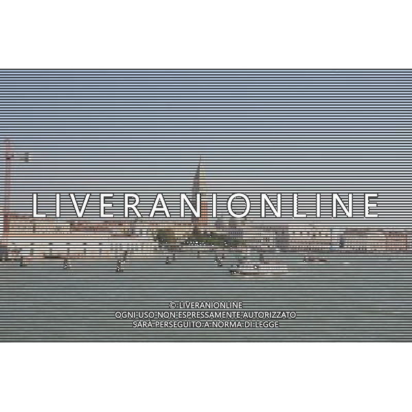 Venezia 29/08/2011 vedute della citta\' nella foto : il Canal Grande con i tipici vaporetti per il trasporto dei passeggeri Foto Gandolfi /AG. ALDO LIVERANI SAS