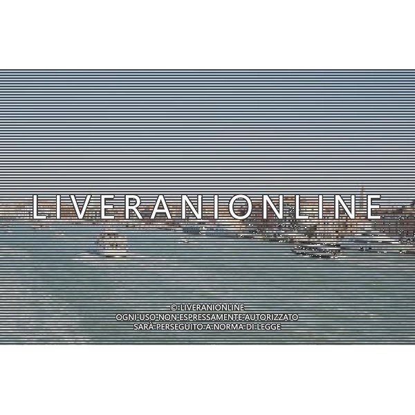 Venezia 29/08/2011 vedute della citta\' nella foto : il Canal Grande con i tipici vaporetti per il trasporto dei passeggeri Foto Gandolfi /AG. ALDO LIVERANI SAS