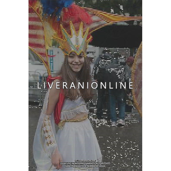 Beeraahaar Sweet Combination Performers and Costumes at the Children\'s Notting Hill Carnival 2011, London, United Kingdom Date: 28/08/2011 Ref: