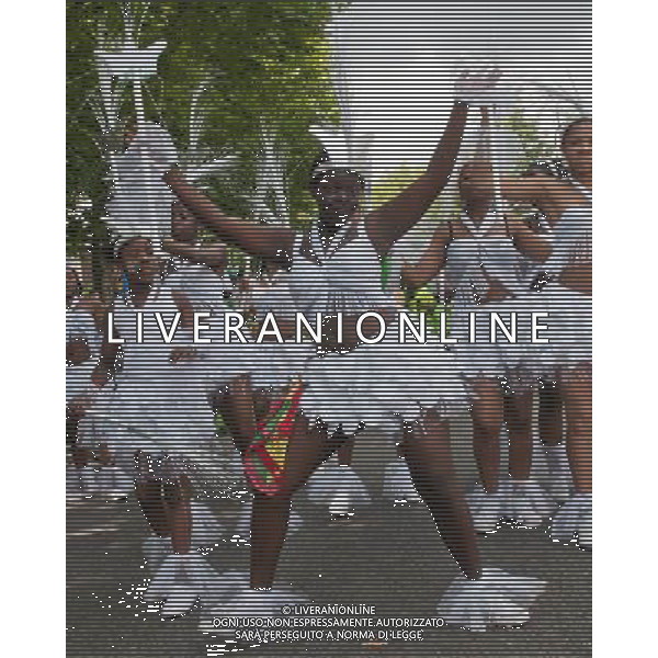 Calabash Carnival Club Performers and Costumes at the Children\'s Notting Hill Carnival 2011, London, United Kingdom Date: 28/08/2011 Ref: