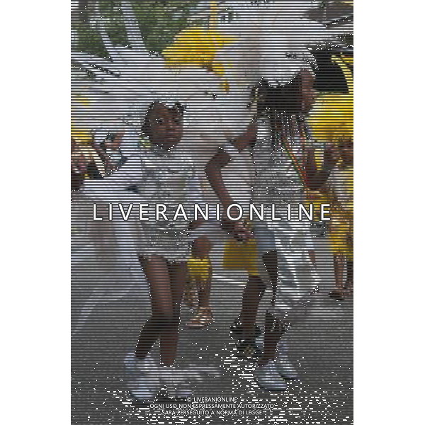 Masquerade 2000 Performers and Costumes at the Children\'s Notting Hill Carnival 2011, London, United Kingdom Date: 28/08/2011 Ref: