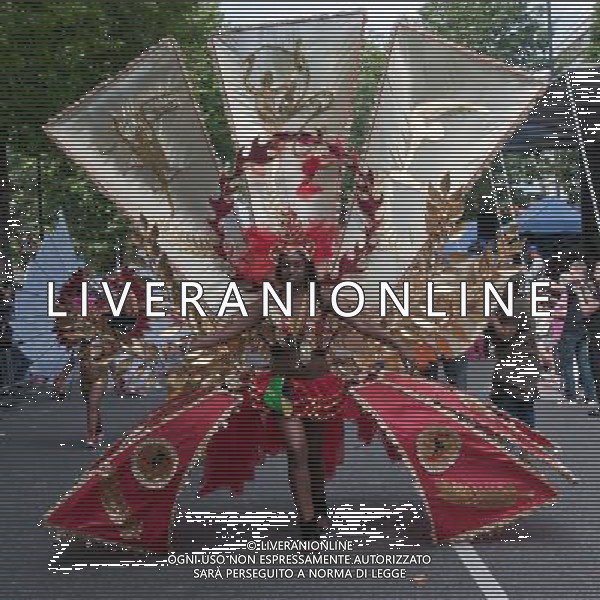 Masquerade 2000 Performers and Costumes at the Children\'s Notting Hill Carnival 2011, London, United Kingdom Date: 28/08/2011 Ref:
