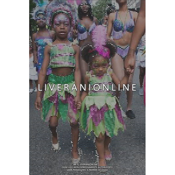 Sunshine Arts Performers and Costumes at the Children\'s Notting Hill Carnival 2011, London, United Kingdom Date: 28/08/2011 Ref: