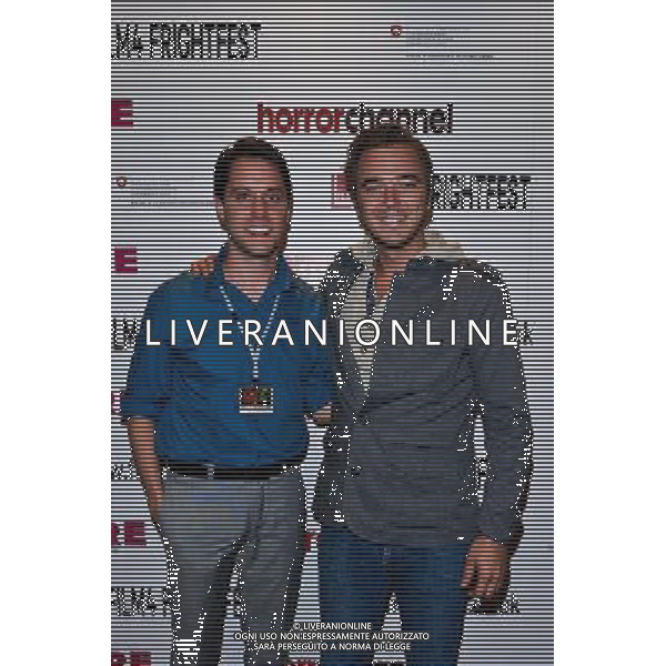 Michael McKiddy and Ross Kidder attend the UK Premiere of Deadheads at the Film 4 Frightfest, The Empire Leicester Square, London on 29th August 2011. Persons pictured: (L-R) Michael McKiddy, and Ross Kidder. Picture by Julie Edwards