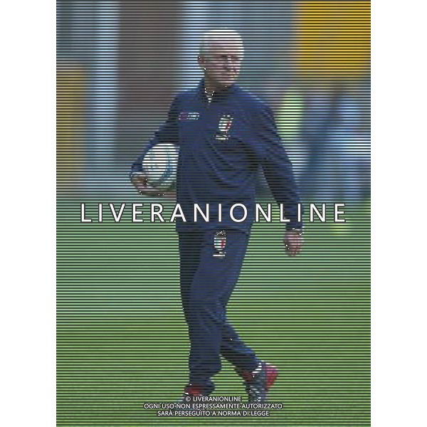 Genova 27/04/2004 Allenamento Nazionale Italiana nella foto Giovanni Trapattoni foto filippo venezia/agenzia aldo liverani