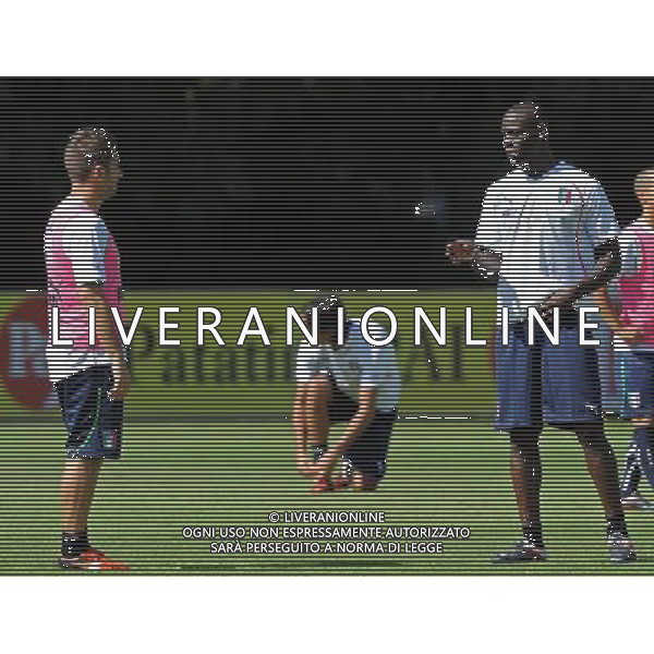 Raduno Nazionale Italiana a Coverciano Firenze - 30.08.2011 Allenamento Nella Foto:balotelli-cassano /Ph.Vitez-Ag. Aldo Liverani