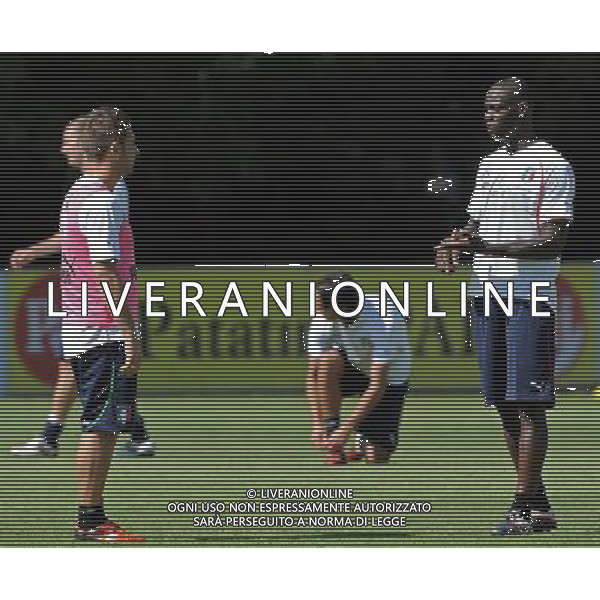 Raduno Nazionale Italiana a Coverciano Firenze - 30.08.2011 Allenamento Nella Foto:balotelli-cassano /Ph.Vitez-Ag. Aldo Liverani