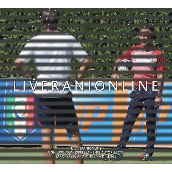 Raduno Nazionale Italiana a Coverciano Firenze - 30.08.2011 Allenamento Nella Foto:prandelli /Ph.Vitez-Ag. Aldo Liverani