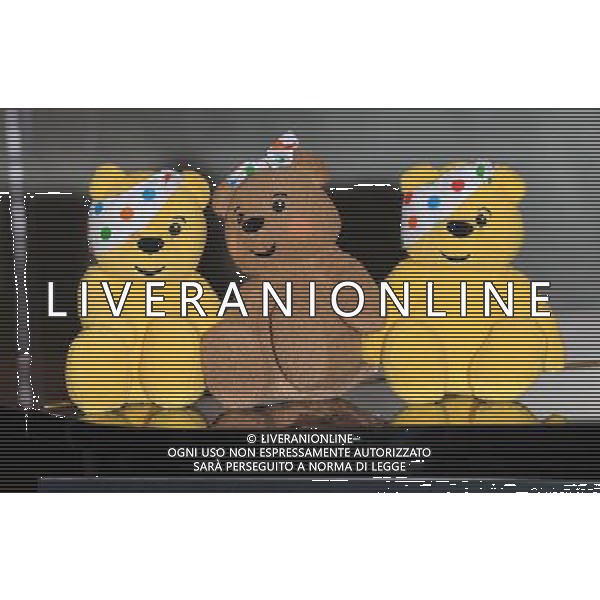 Picture Shows: Pudsey the bear attending the launch of \'BBC Children in Need POP Goes the Musical\'. Held at Kensington Roof Gardens on Wednesday August 31, 2011. .