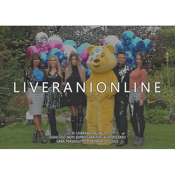 Picture Shows: The Sugababes, Stacey Solomon and Peter Andre attending the launch of \'BBC Children in Need POP Goes the Musical\'. Held at Kensington Roof Gardens on Wednesday August 31, 2011. .