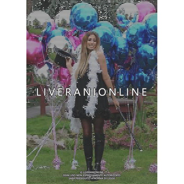 Picture Shows: Stacey Solomon attending the launch of \'BBC Children in Need POP Goes the Musical\'. Held at Kensington Roof Gardens on Wednesday August 31, 2011. .