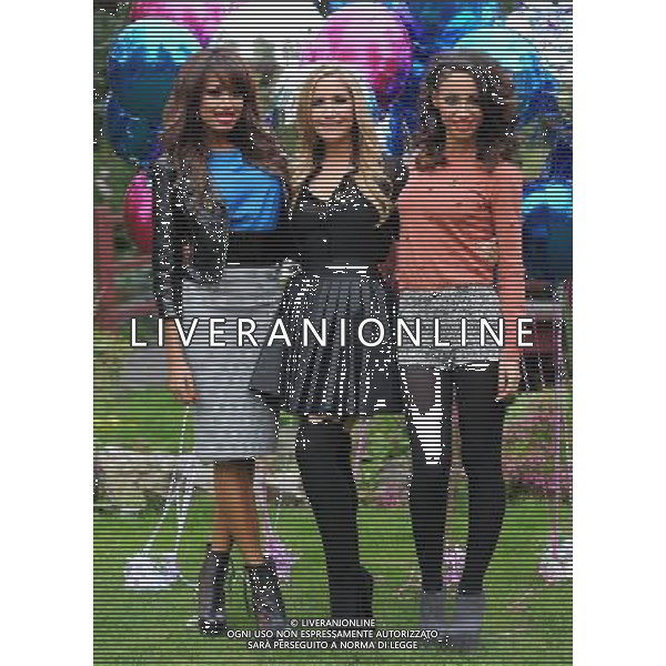 Picture Shows: The Sugababes attending the launch of \'BBC Children in Need POP Goes the Musical\'. Held at Kensington Roof Gardens on Wednesday August 31, 2011. .