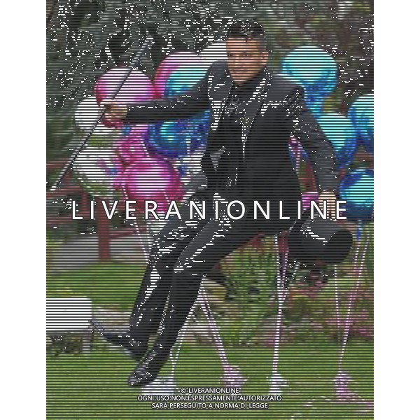 Picture Shows: Peter Andre attending the launch of \'BBC Children in Need POP Goes the Musical\'. Held at Kensington Roof Gardens on Wednesday August 31, 2011. .