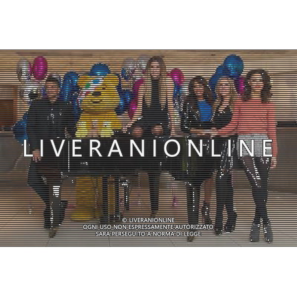 LONDON, UNITED KINGDOM 31 AUGUST : Pic Shows Jade Ewan, Heidi Range, Amelle Berrabah, Stacey Solomon, Peter Andre and attend the launch of \'Pop Goes The Musical\' at The Roof Gardens on August, 31st, 2011 in London, England