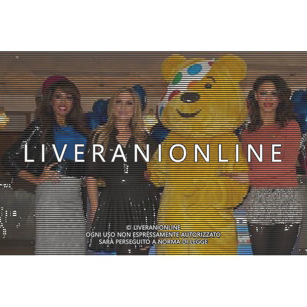 LONDON, UNITED KINGDOM 31 AUGUST : Pic Shows Jade Ewan, Heidi Range, Amelle Berrabah, Stacey Solomon, Peter Andre and attend the launch of \'Pop Goes The Musical\' at The Roof Gardens on August, 31st, 2011 in London, England