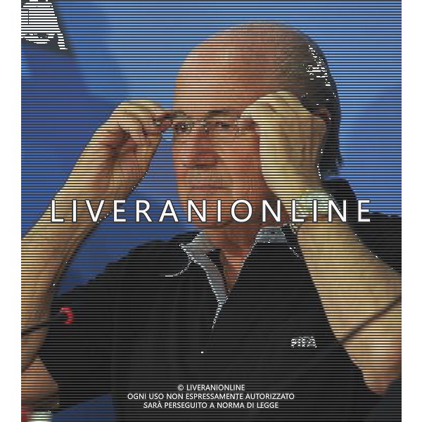 FIFA Beach Soccer World Cup 2011 Ravenna - 01.09.2011 Conferenza Stampa Nella Foto:Joseph Blatter /Ph.Vitez-Ag. Aldo Liverani