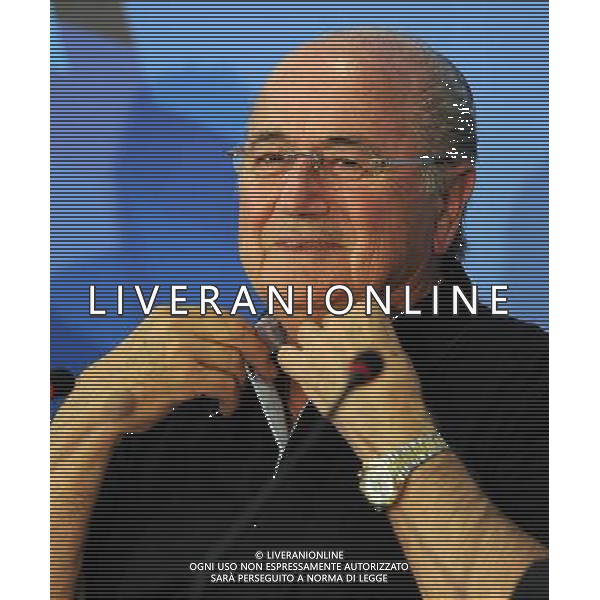 FIFA Beach Soccer World Cup 2011 Ravenna - 01.09.2011 Conferenza Stampa Nella Foto:Joseph Blatter /Ph.Vitez-Ag. Aldo Liverani