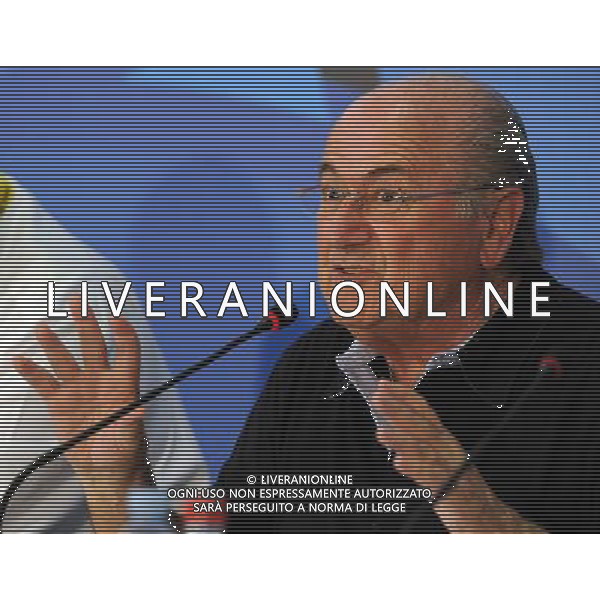 FIFA Beach Soccer World Cup 2011 Ravenna - 01.09.2011 Conferenza Stampa Nella Foto:Joseph Blatter /Ph.Vitez-Ag. Aldo Liverani