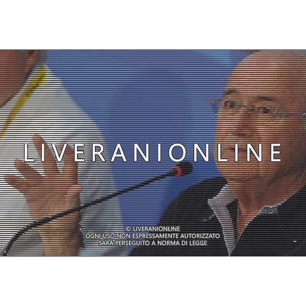 FIFA Beach Soccer World Cup 2011 Ravenna - 01.09.2011 Conferenza Stampa Nella Foto:Joseph Blatter /Ph.Vitez-Ag. Aldo Liverani