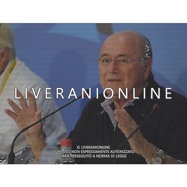 FIFA Beach Soccer World Cup 2011 Ravenna - 01.09.2011 Conferenza Stampa Nella Foto:Joseph Blatter /Ph.Vitez-Ag. Aldo Liverani
