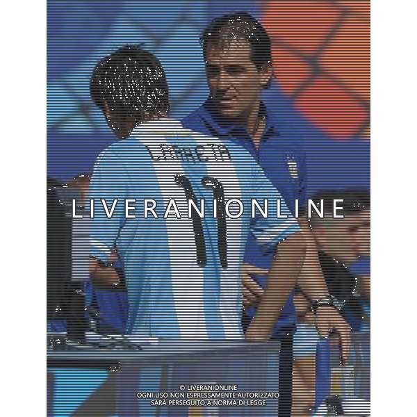 FIFA Beach Soccer World Cup 2011 Gruppo B Ravenna - 01.09.2011 Argentina-Oman Nella Foto:Hector Petrasso-Sebastian Larreta /Ph.Vitez-Ag. Aldo Liverani