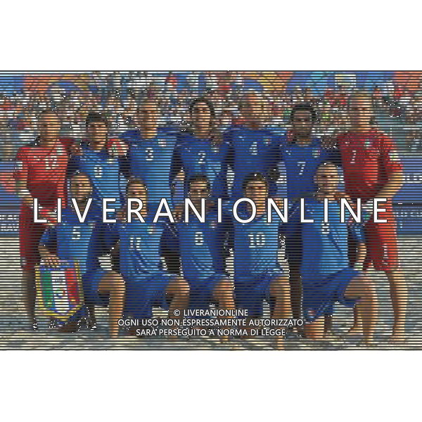 FIFA Beach Soccer World Cup 2011 Gruppo A Ravenna - 01.09.2011 Italia-Iran Nella Foto:Italia Squadra Formazione /Ph.Vitez-Ag. Aldo Liverani