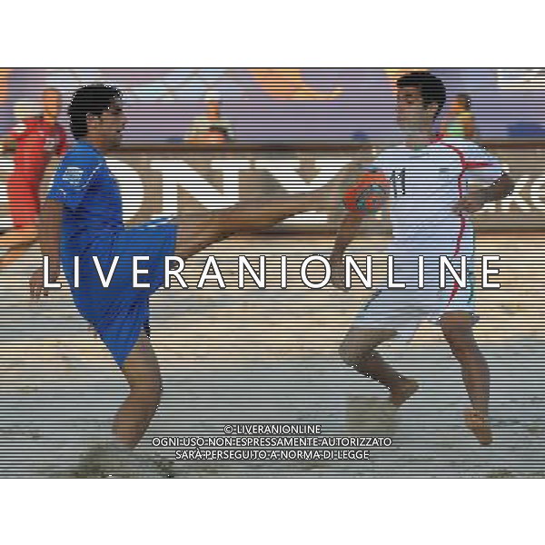 FIFA Beach Soccer World Cup 2011 Gruppo A Ravenna - 01.09.2011 Italia-Iran Nella Foto:Matteo Marrucci-Mohammad Ahmadzadeh /Ph.Vitez-Ag. Aldo Liverani