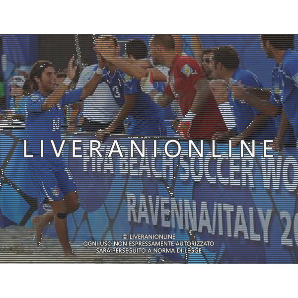 FIFA Beach Soccer World Cup 2011 Gruppo A Ravenna - 01.09.2011 Italia-Iran Nella Foto:Gabriele Gori Esulta /Ph.Vitez-Ag. Aldo Liverani