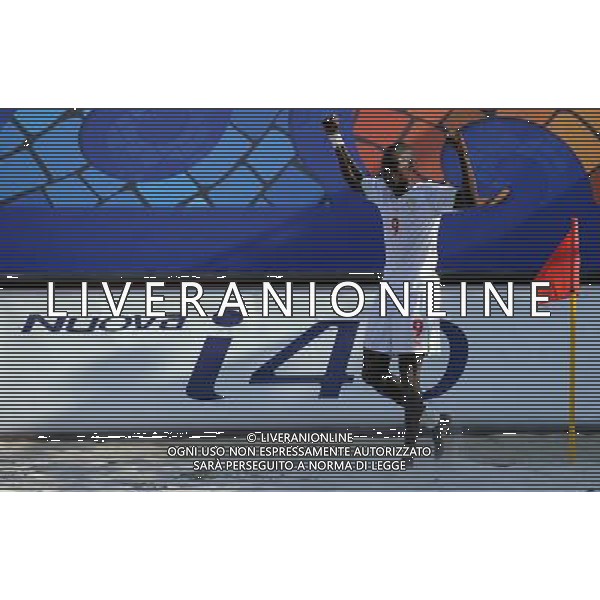 FIFA Beach Soccer World Cup 2011 Gruppo A Ravenna - 01.09.2011 Svizzera-Senegal Nella Foto:Pape Koukpaki esulta /Ph.Vitez-Ag. Aldo Liverani