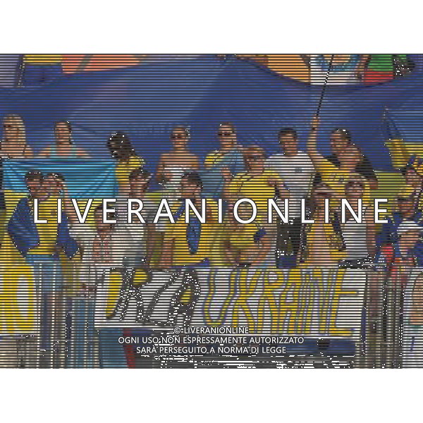 FIFA Beach Soccer World Cup 2011 Gruppo D Ravenna - 02.09.2011 Brasile-Ukraina Nella Foto:Tifosi Ukraina /Ph.Vitez-Ag. Aldo Liverani