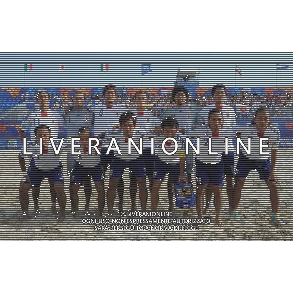 FIFA Beach Soccer World Cup 2011 Gruppo D Ravenna - 02.09.2011 Giappone-Messico Nella Foto:Giappone squadra formazione /Ph.Vitez-Ag. Aldo Liverani