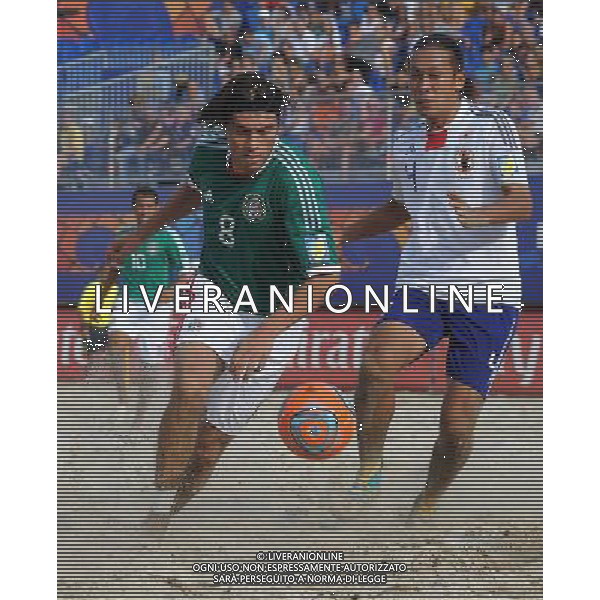 FIFA Beach Soccer World Cup 2011 Gruppo D Ravenna - 02.09.2011 Giappone-Messico Nella Foto:Cervantes-Makino /Ph.Vitez-Ag. Aldo Liverani