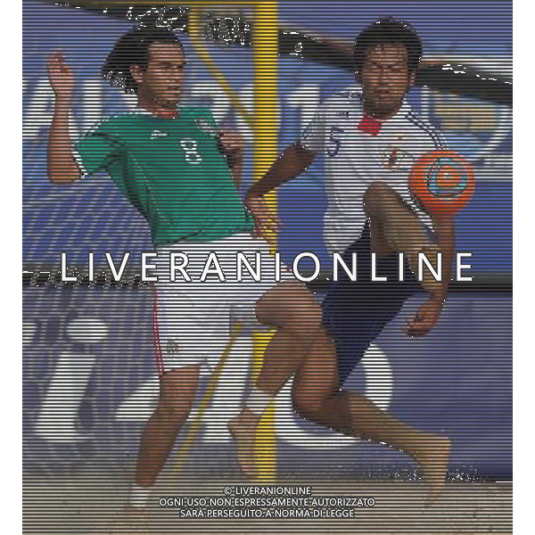 FIFA Beach Soccer World Cup 2011 Gruppo D Ravenna - 02.09.2011 Giappone-Messico Nella Foto:tabata-cervantes /Ph.Vitez-Ag. Aldo Liverani