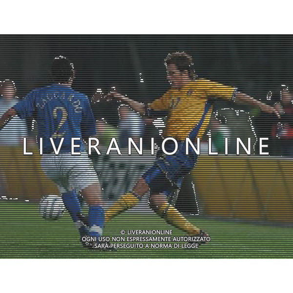 TRENTO 27/04/04 AMICHEVOLE ITALIA-SVEZIA UNDER 21 NELLA FOTO ANDERSSON JOHAN PH GIGI ARCAINI/AG.ALDO LIVERANI