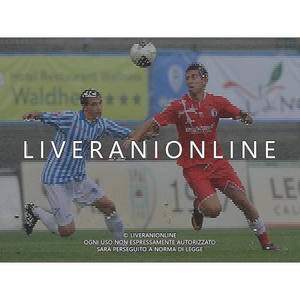 Lega Pro 1° Divisione Girone A 2011/2012 1°Giornata Ferrara - 04.09.2011 Spal-Pisa Nella Foto:Luca Tremolada-Nicola Canzian /Ph.Vitez-Ag. Aldo Liverani