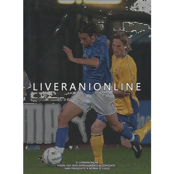 TRENTO 27/04/04 AMICHEVOLE ITALIA-SVEZIA UNDER 21 NELLA FOTO ZACCARDO CRISTIAN PH GIGI ARCAINI/AG.ALDO LIVERANI